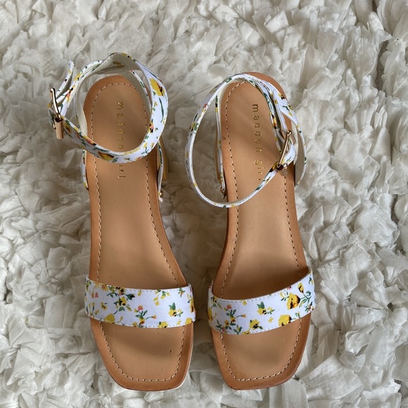 Madden Girl Caprise Wooden Platform Sandals - Picture 4 of 8